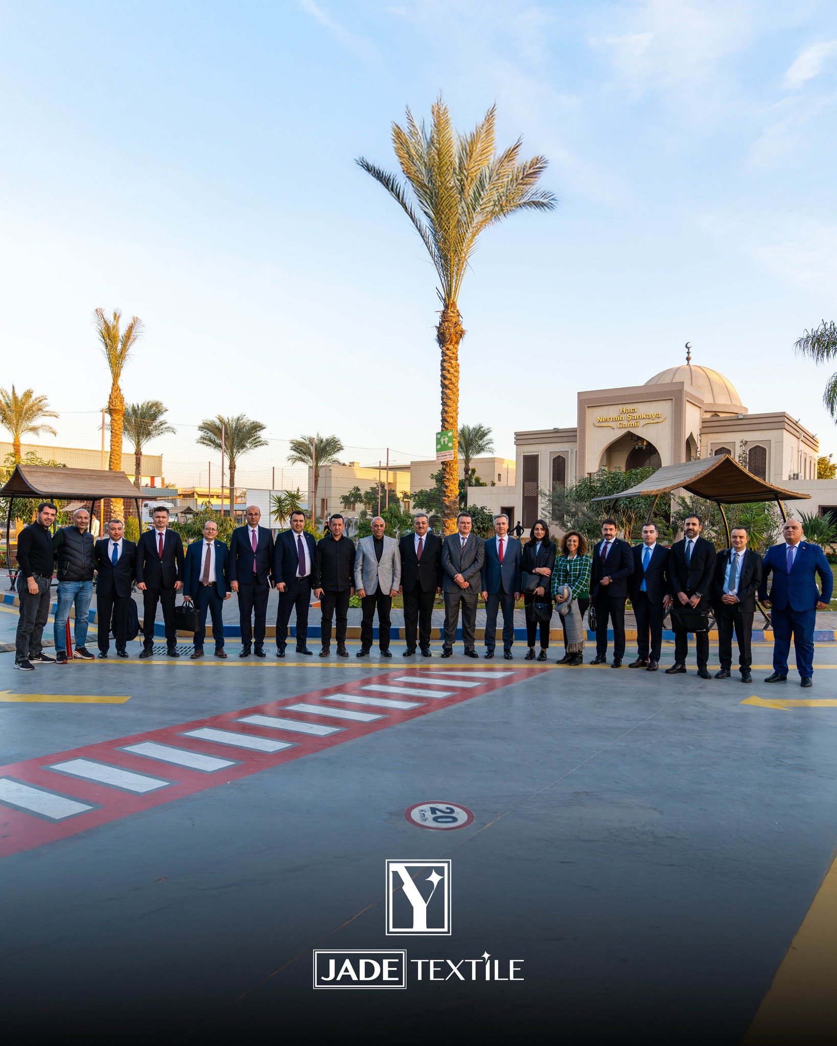 Visit of a High-Level Delegation from the Turkish Ministry of Labor to Jade Textile Cairo